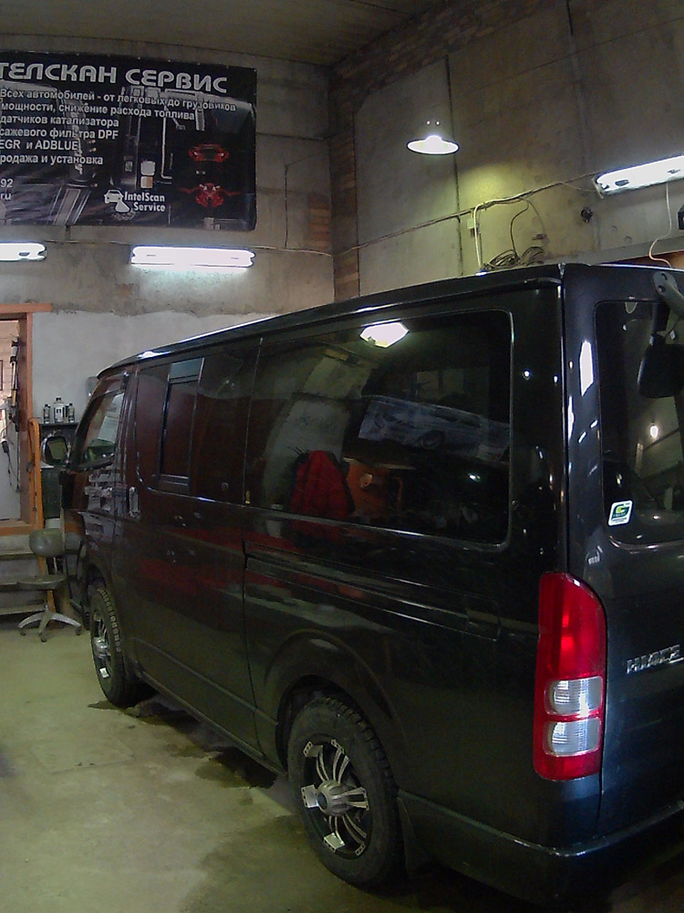 Toyota Hiace — отключение сажевого фильтра DPF