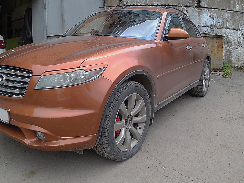 Infiniti FX45 — отключение катализаторов и чип-тюнинг